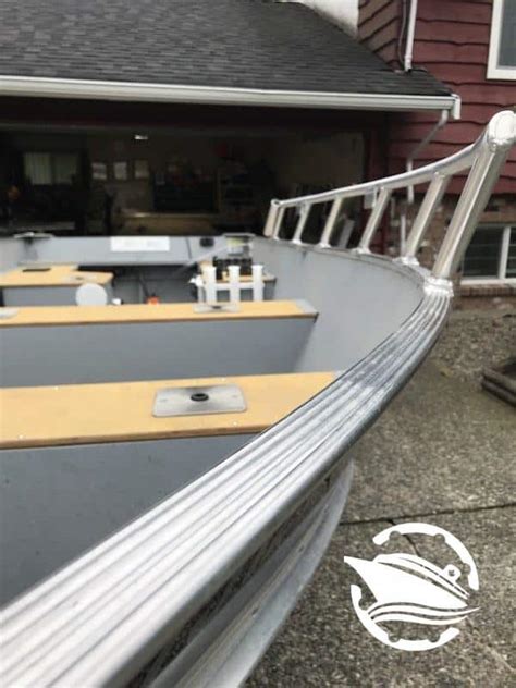 fabricated rail for seating in aluminum boats|boat rails installation.